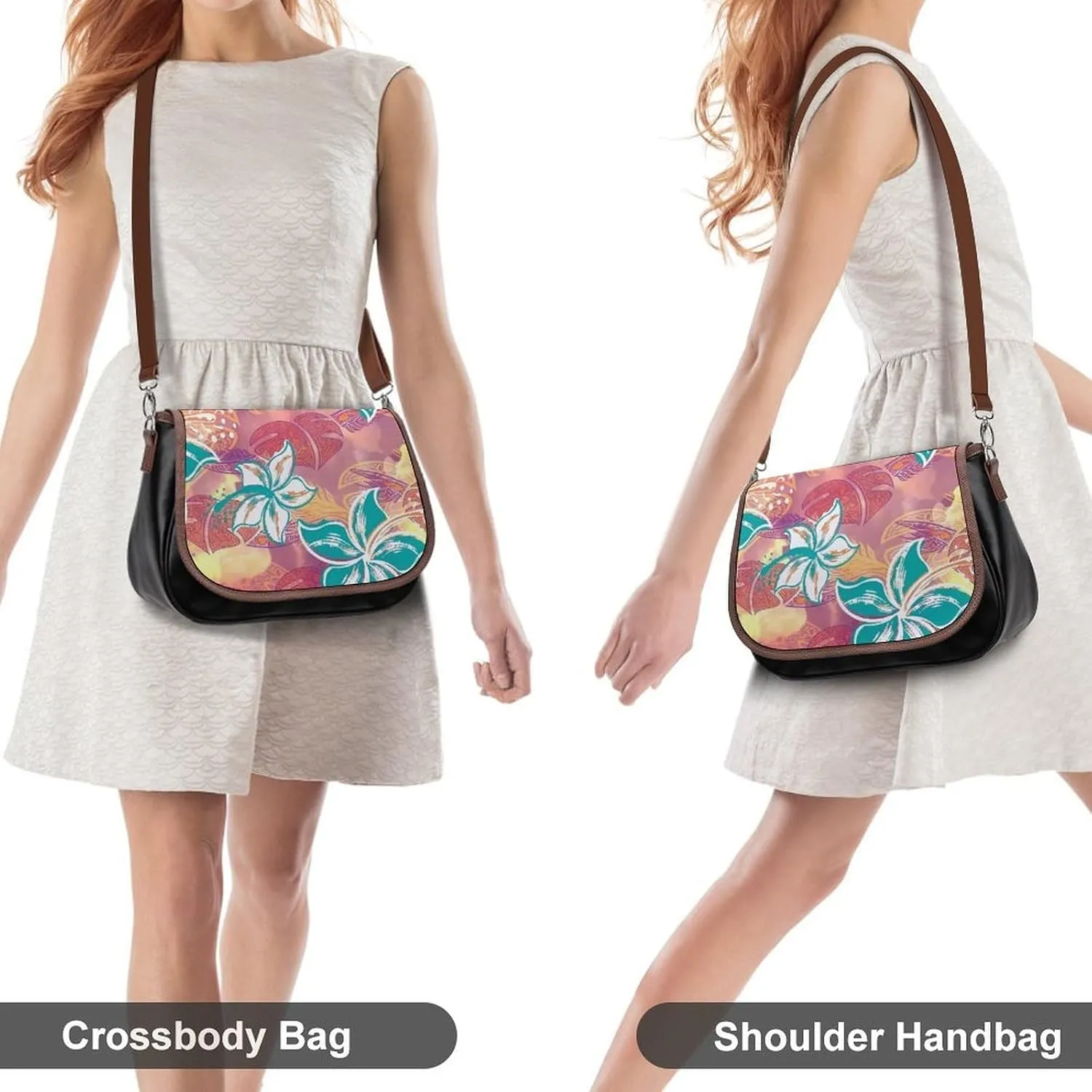 Polynesian Fashion Small Crossbody Bag Festival Party Gifts 2025 New Elegant Women Girls' Leather Bag