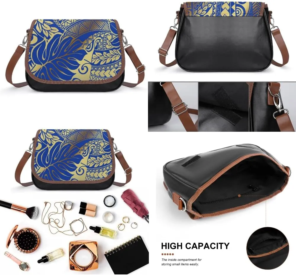 Polynesian Women'S Crossbody Bag Customization, Samoan, Fiji, Hawaiian Island Tribal Design Women'S Bag 2025