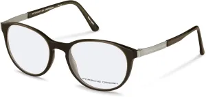 Porsche Design Men's Eyeglasses P'8261 P8261 A Black Full Rim Optical Frame 52MM