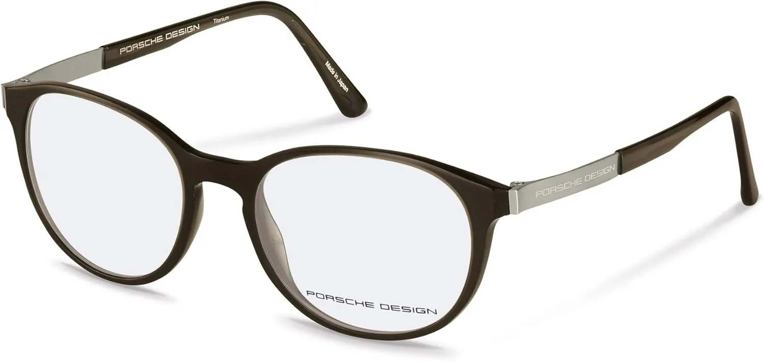 Porsche Design Men's Eyeglasses P'8261 P8261 A Black Full Rim Optical Frame 52MM