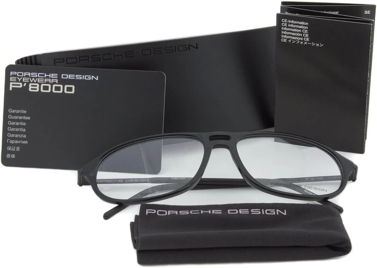 Porsche Modern Pilot Prescription Eyewear Frames