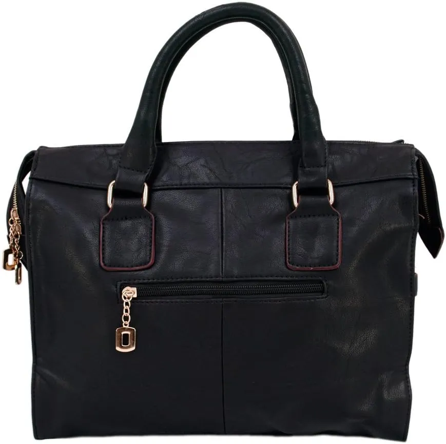 Premium Office Style Satchel Top Handle Bag Handbag - Diff Colors Avail