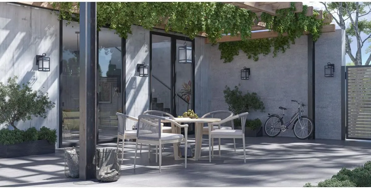 Progress Lighting Parrish Collection One-Light Matte Black Clear and Etched Glass Modern Craftsman Outdoor Small Wall Lantern (P560341-31M)