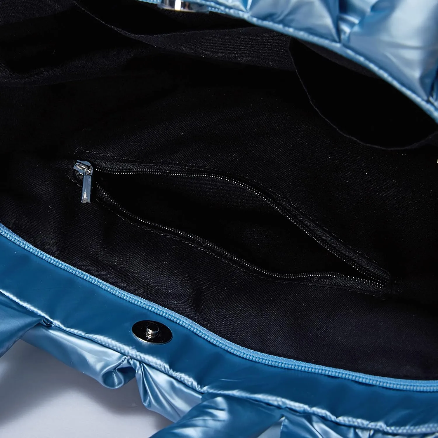 Puffer Shoulder Bag, Luxury Quilted Cotton Padded Tote Bag for Women, Winter Puffer Tote Bag Nylon Pillow Handbag Shopper Bag