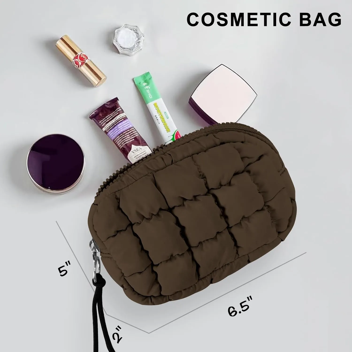 Puffer Tote Bag for Women Large Quilted Puffy Lightweight Carryall Crossbody Tote Bag for Women