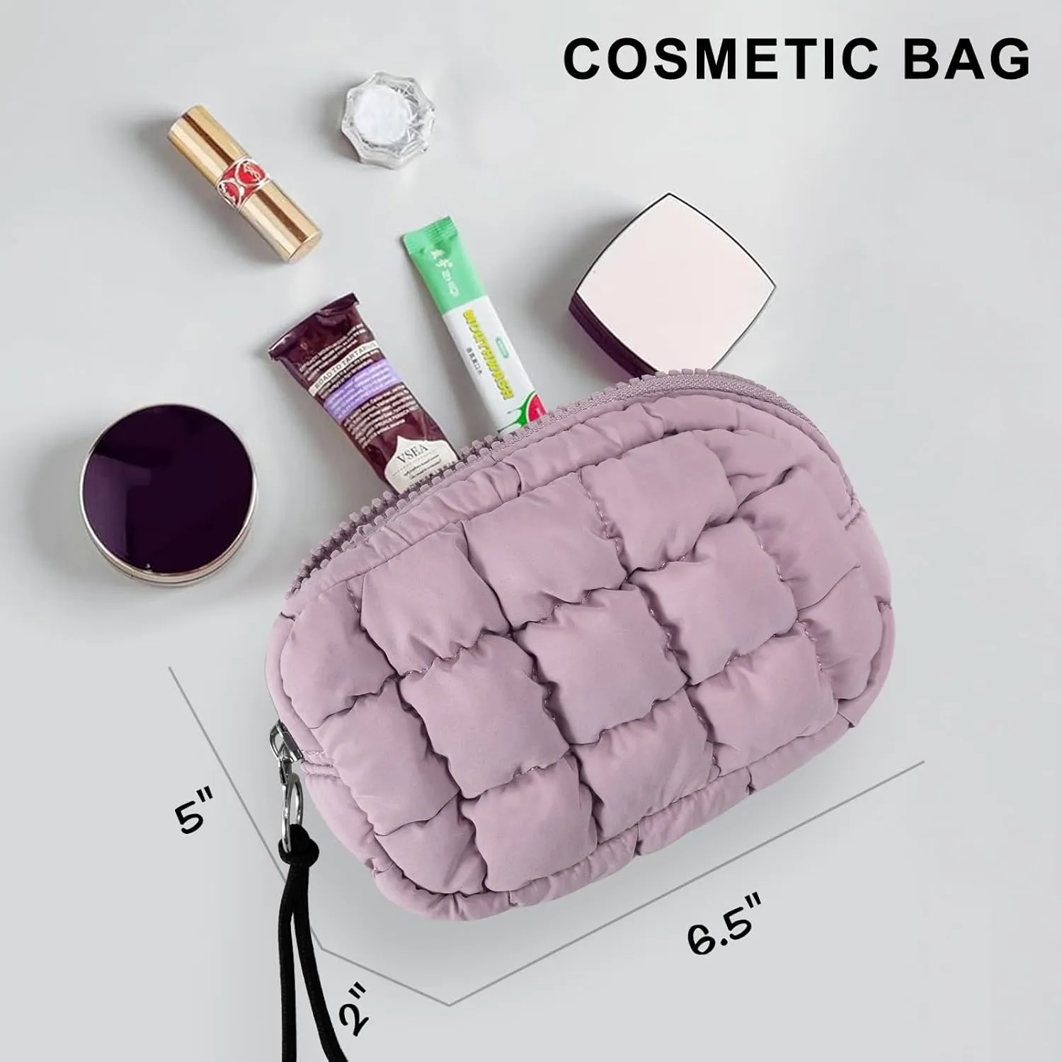 Puffer Tote Bag for Women Large Quilted Puffy Lightweight Carryall Crossbody Tote Bag for Women