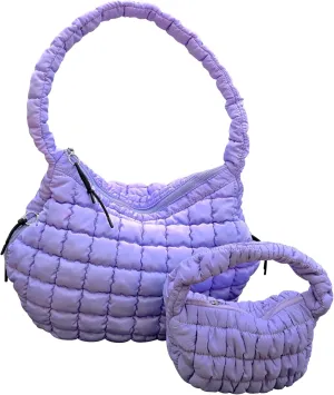 Puffer Tote Bag for Women - Quilted, Puffy, and Trendy Crossbody - Shoulder Bags - Large & Medium Sizes - Free People Bag
