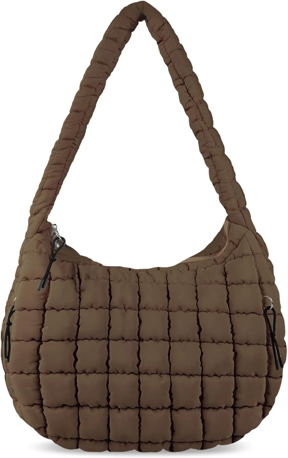 Puffer Tote Bag for Women Quilted Tote Bag Carryall Bag Soft Puffy Crossbody Bag Lightweight Padding Hobo Handbags