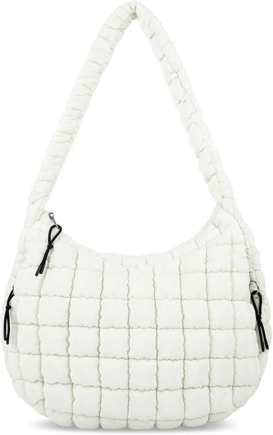 Puffer Tote Bag for Women Quilted Tote Bag Carryall Bag Soft Puffy Crossbody Bag Lightweight Padding Hobo Handbags
