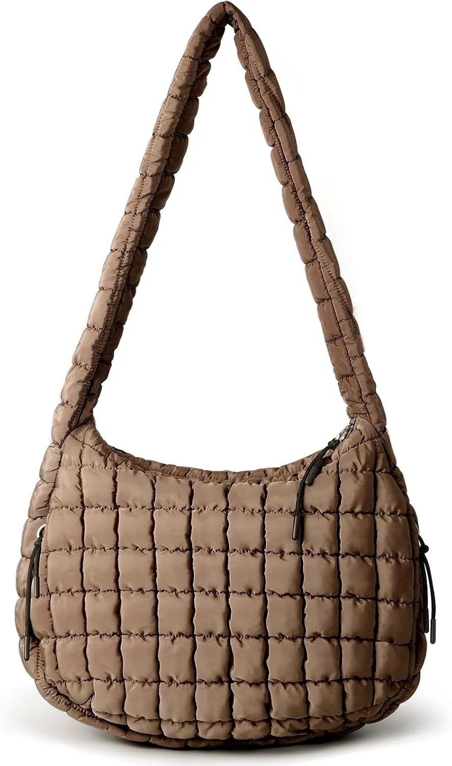 Puffer Tote Bag for Women, Quilted Tote Bag Puffer Bag, Large Quilted Crossbody Bags Carryall Bag, Hobo Bags for Travel