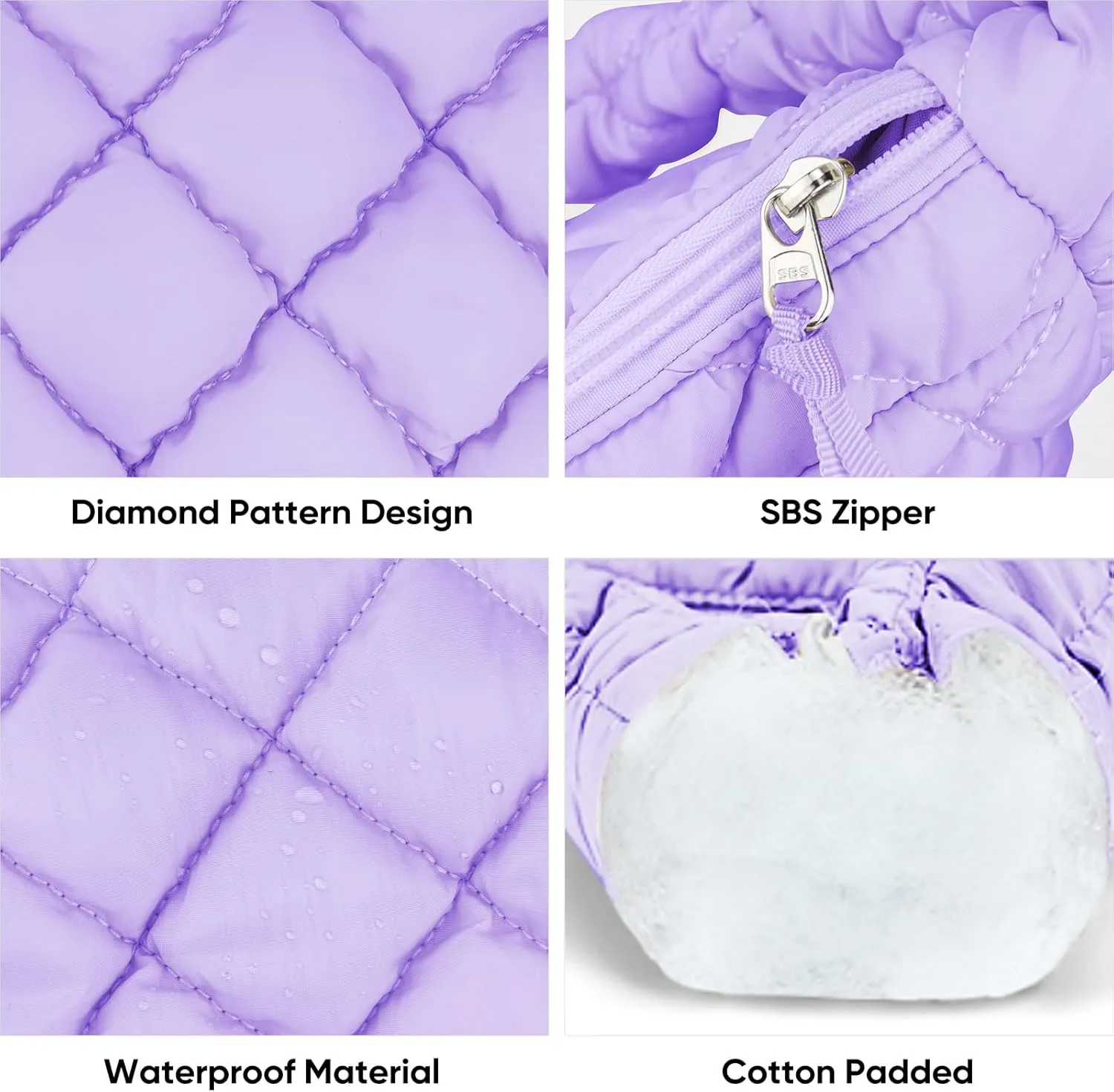 Puffer Tote Bag, Large Carryall Quilted Tote Bag for Women, Comfort Puffer Crossbody Bag, Lightweight Puffer Purses
