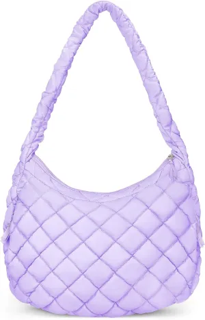 Puffer Tote Bag, Large Carryall Quilted Tote Bag for Women, Comfort Puffer Crossbody Bag, Lightweight Puffer Purses
