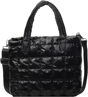 Puffy Bag for Women Quilted Crossbody Bag Puffer Purse Quilted Shoulder Bag Handbag with Adjustable Strap