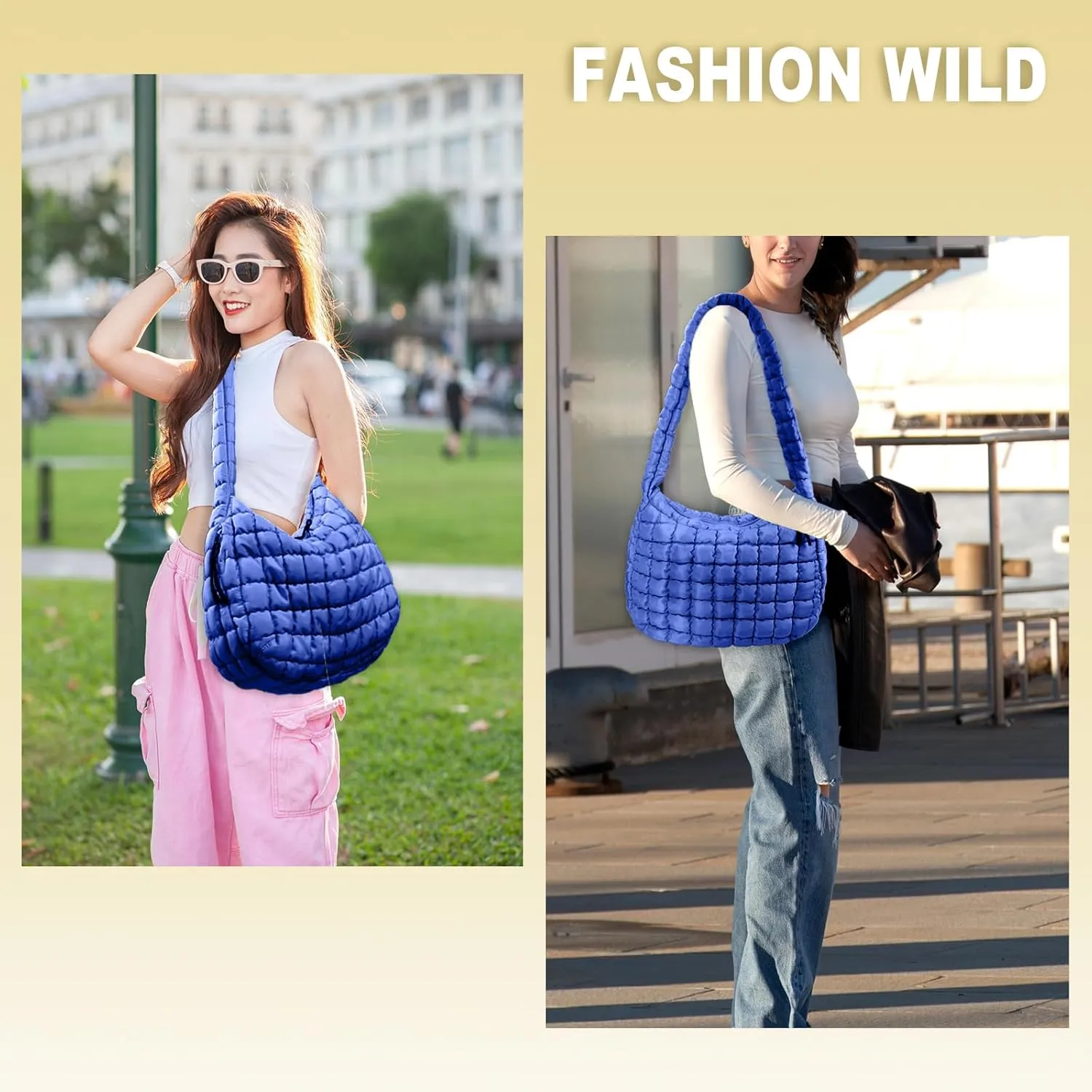 puffy tote bag quilted bag for women ysl bags travel cloud bag women puffer hobo trendy tote bag Purse