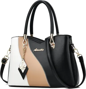 Purses and Handbags for Women Tote PU Leather Ladies Satchel Top Handle Crossbody Shoulder Bag