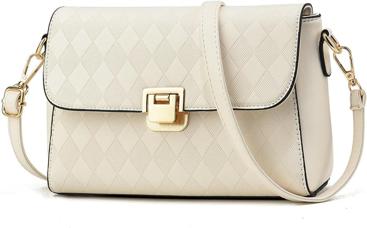 Purses For Women Stylish And Versatile Crossbody Bag Simple Embossed Check Handbags