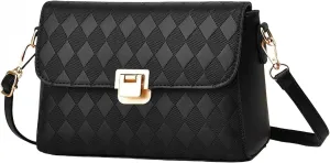 Purses For Women Stylish And Versatile Crossbody Bag Simple Embossed Check Handbags