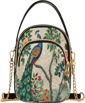 Quilted Crossbody Bags for Women,Phoenix Women's Crossbody Handbags Small Travel Purses Phone Bag240