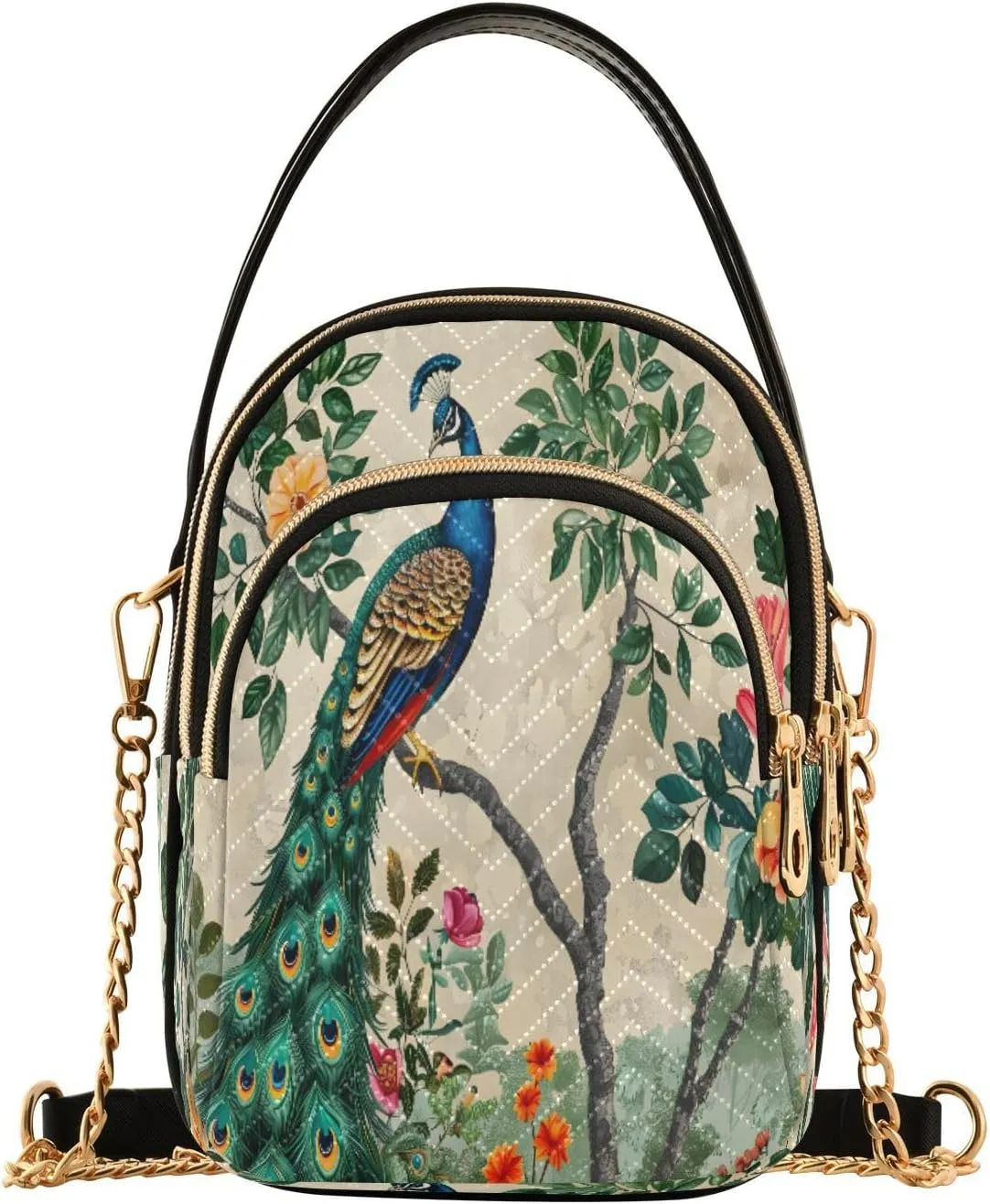 Quilted Crossbody Bags for Women,Phoenix Women's Crossbody Handbags Small Travel Purses Phone Bag240