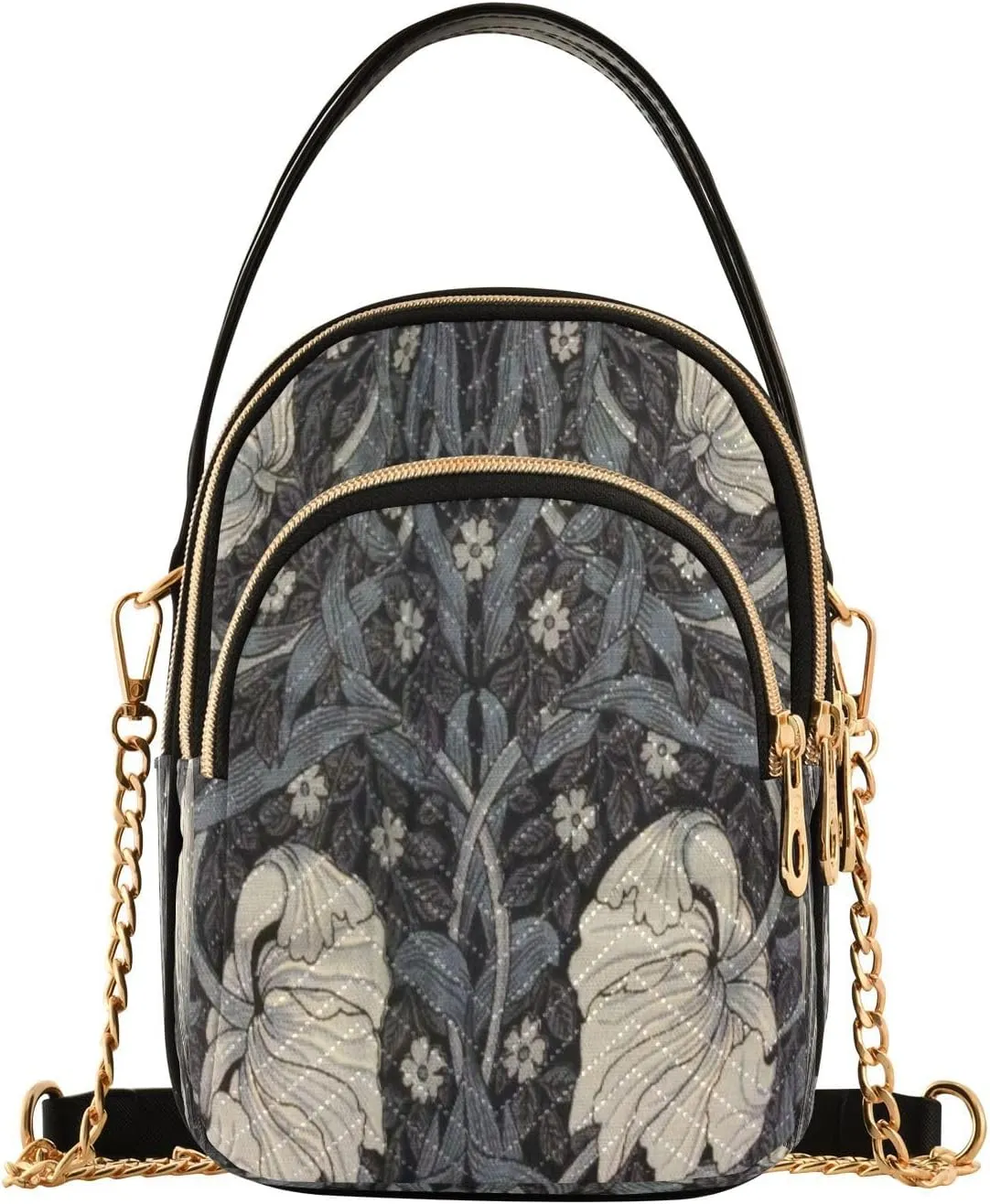Quilted Crossbody Bags for Women,William Morris Women's Crossbody Handbags Small Travel Purses Phone Bag19