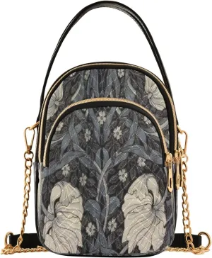 Quilted Crossbody Bags for Women,William Morris Women's Crossbody Handbags Small Travel Purses Phone Bag19
