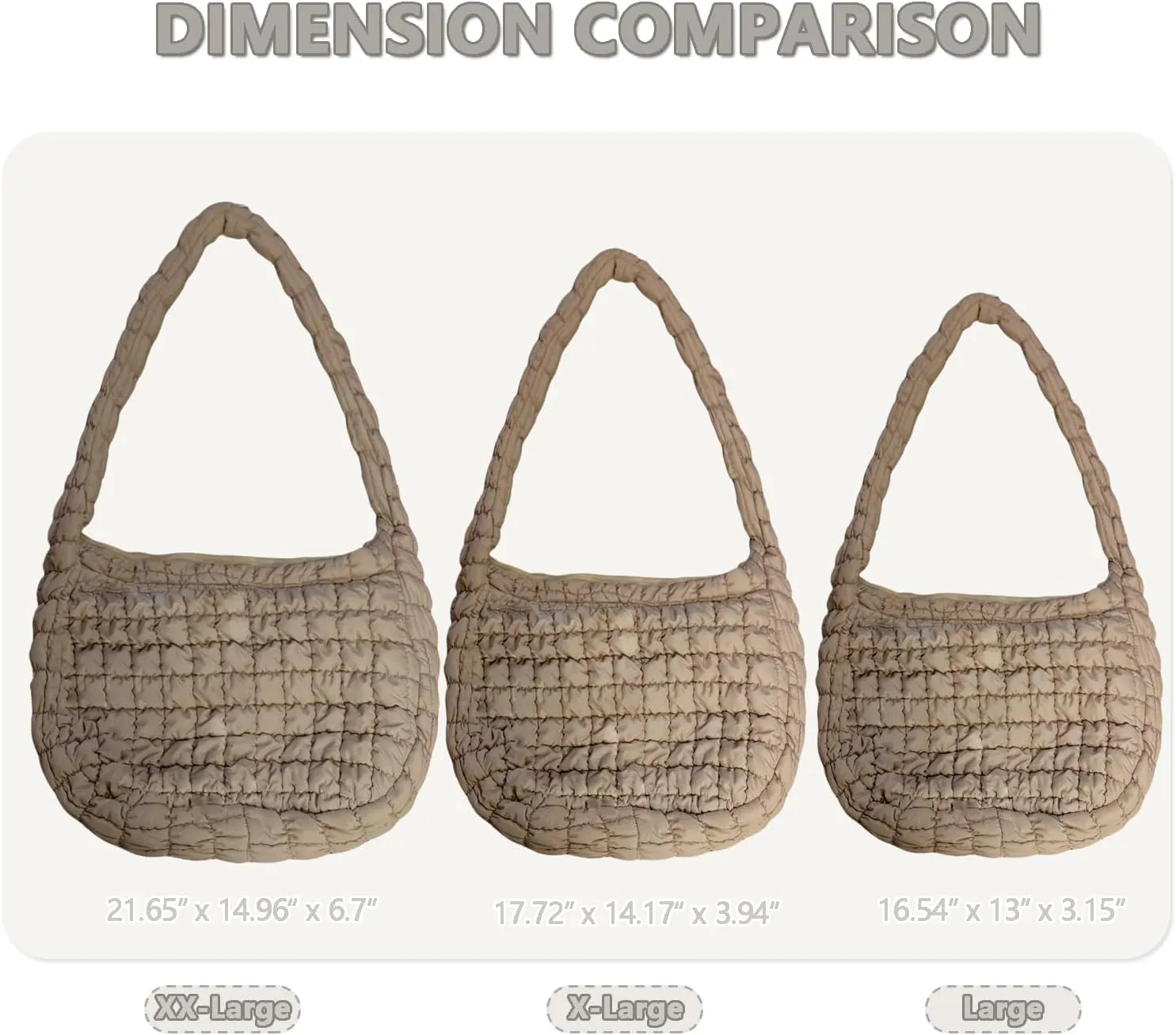 Quilted Puffer Tote Bag Large Quilted Tote Bag Lightweight Quilted Carryall Bag Puffy Shoulder Bag Puffer Purse for Women