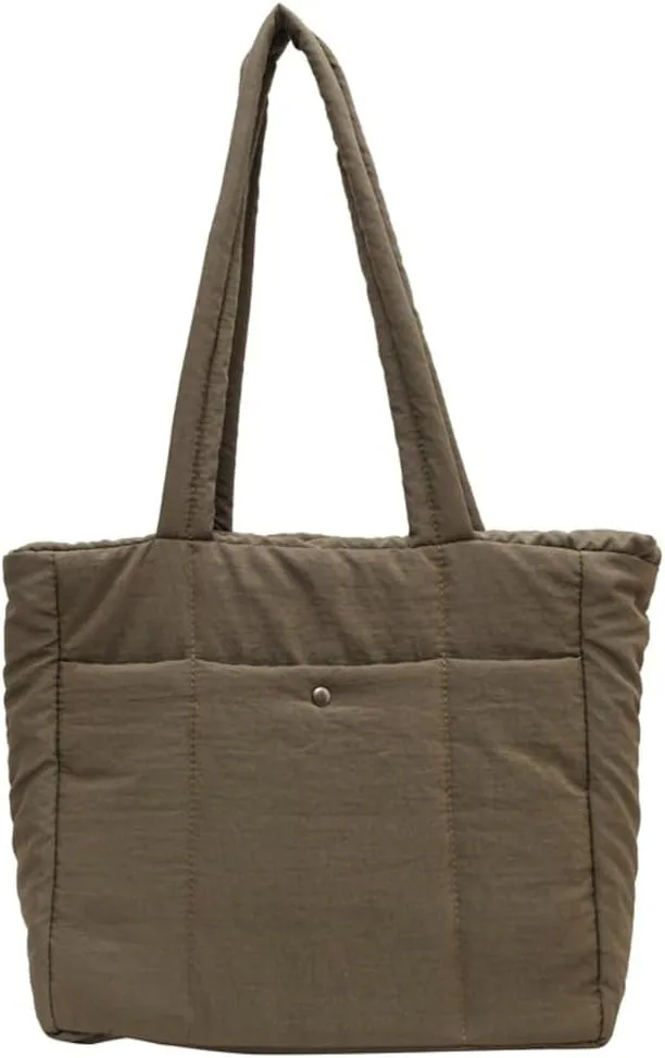 Quilted Tote Bag Handbag Lightweight Padding Cotton Large Size Shoulder Bag for Women Ladies 2024
