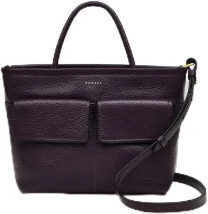 RADLEY London Brompton Crescent Women's Small Leather Ziptop Satchel Bag