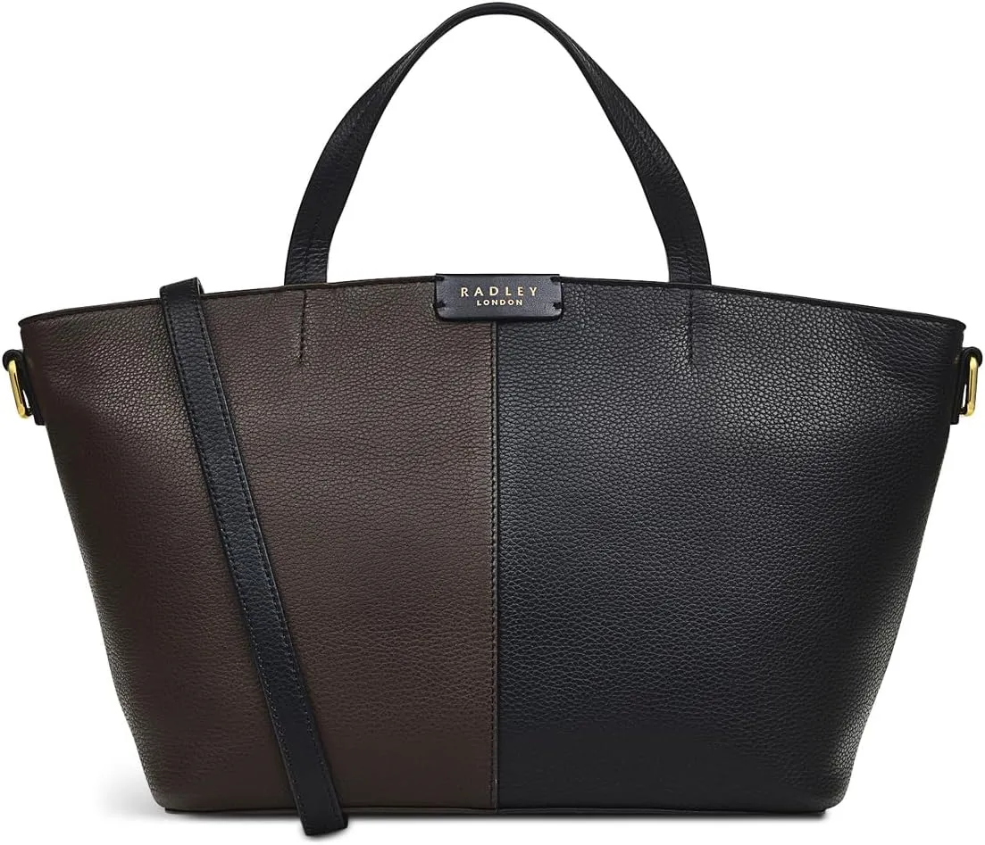 RADLEY London Dove Road Colourblock Women's Medium Leather Ziptop Satchel Bag