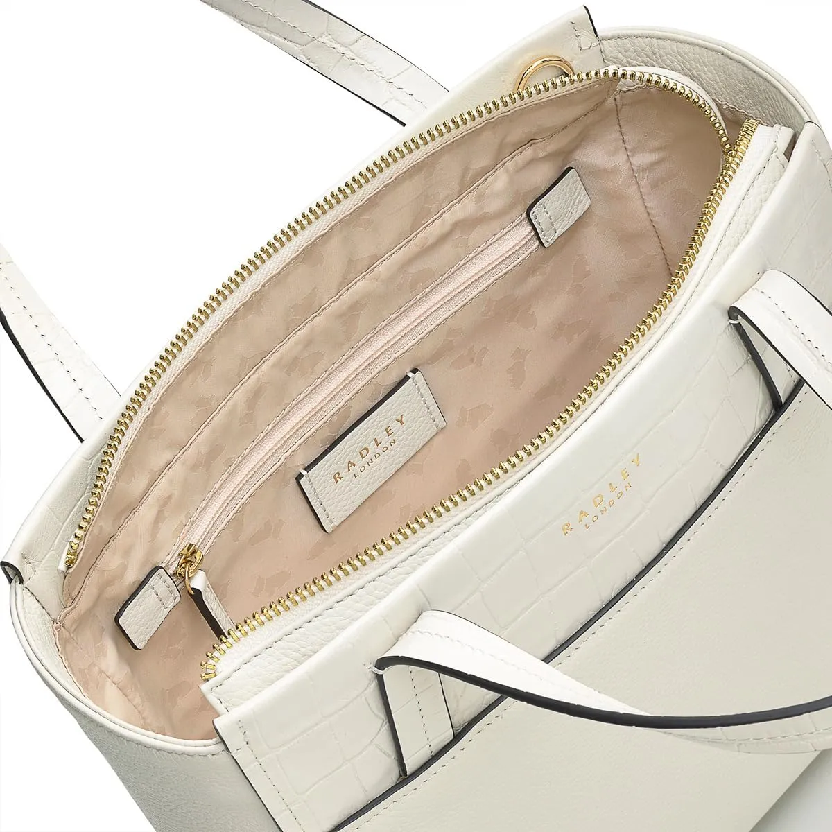 RADLEY London Downtown Women's Small Leather Ziptop Satchel Bag