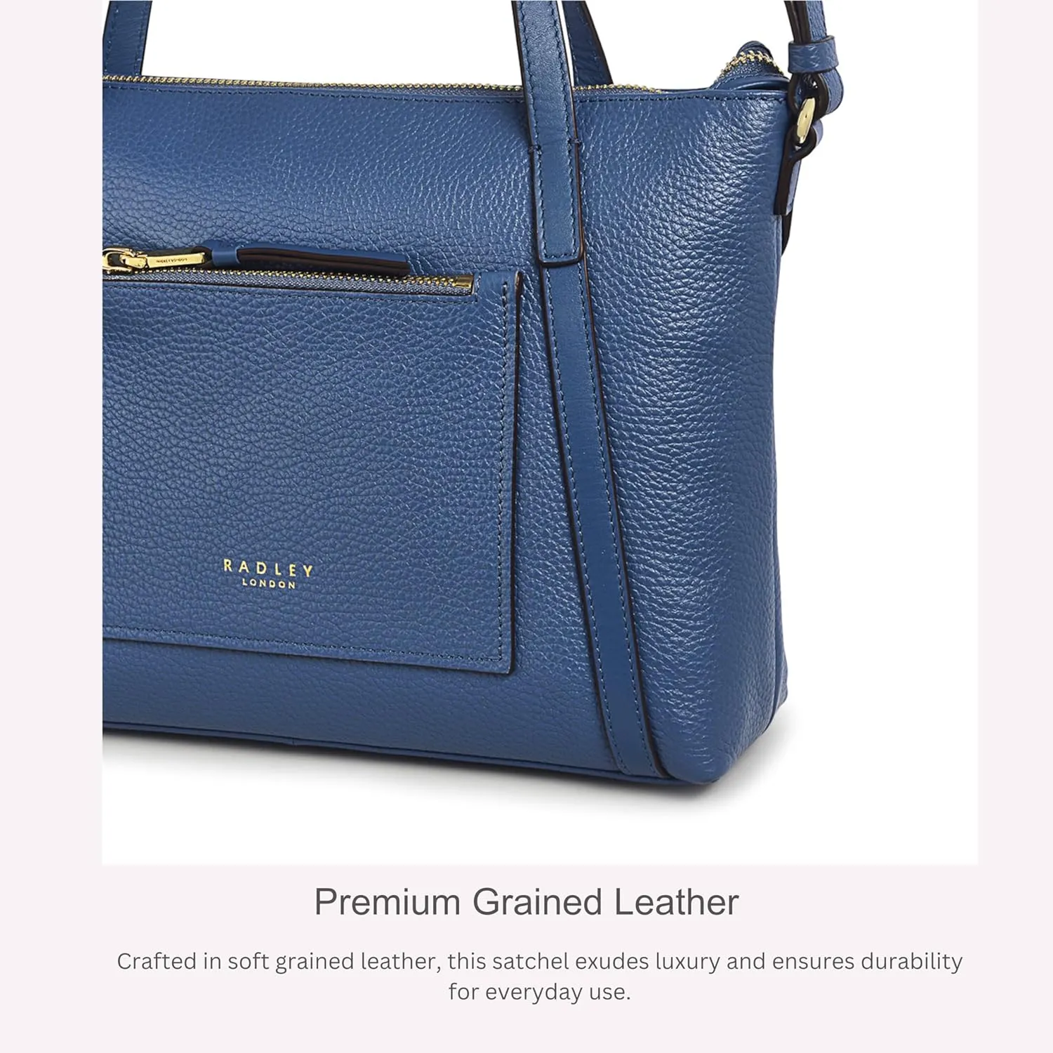 RADLEY London Portman Women’s Small Leather Ziptop Satchel Bag