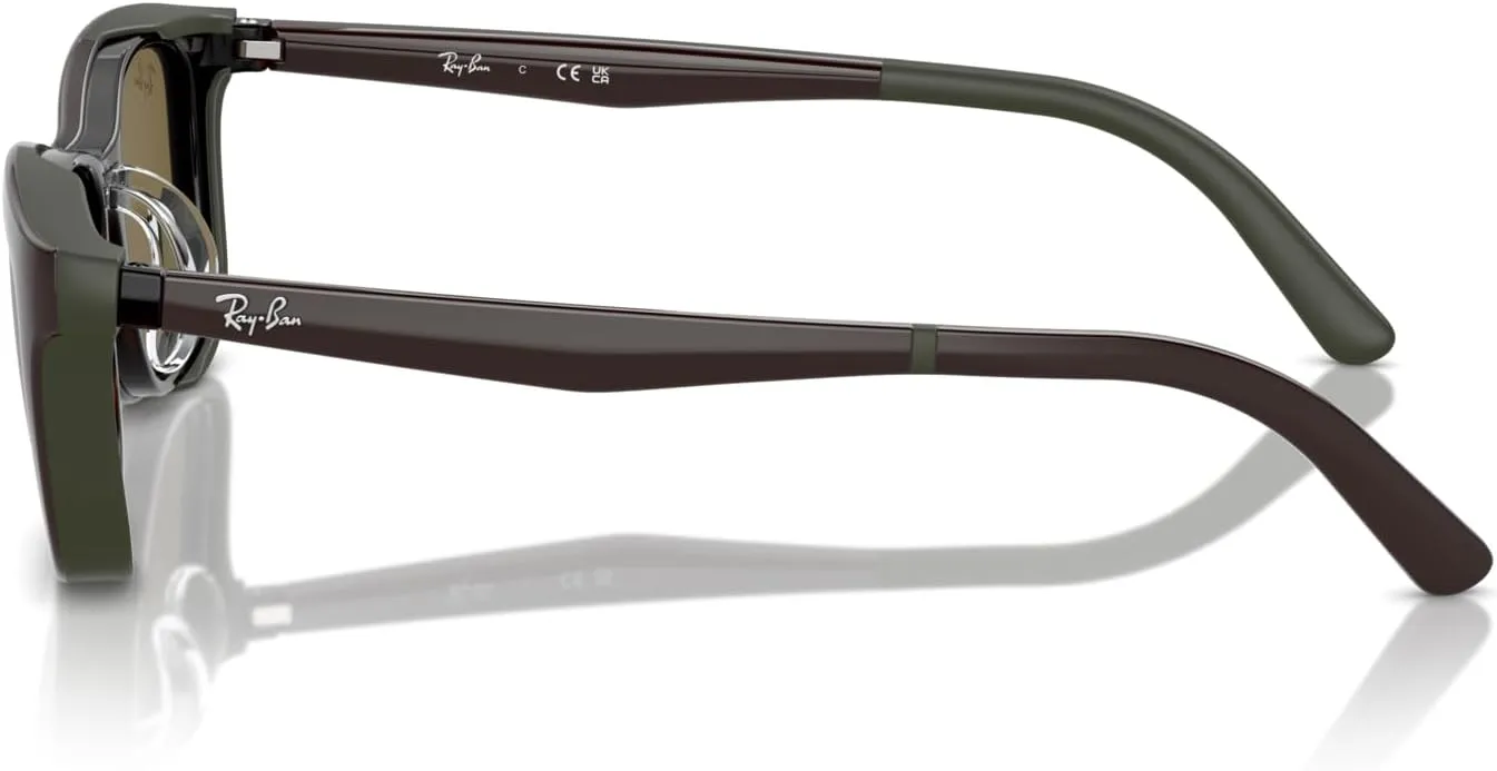 Ray-Ban Boys' Ry1626dc Clip-on Sunglasses for Rectangular Prescription Eyewear Frames