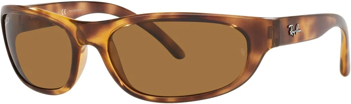 Ray-Ban Man Sunglasses Black Frame, Green Lenses, 60MM