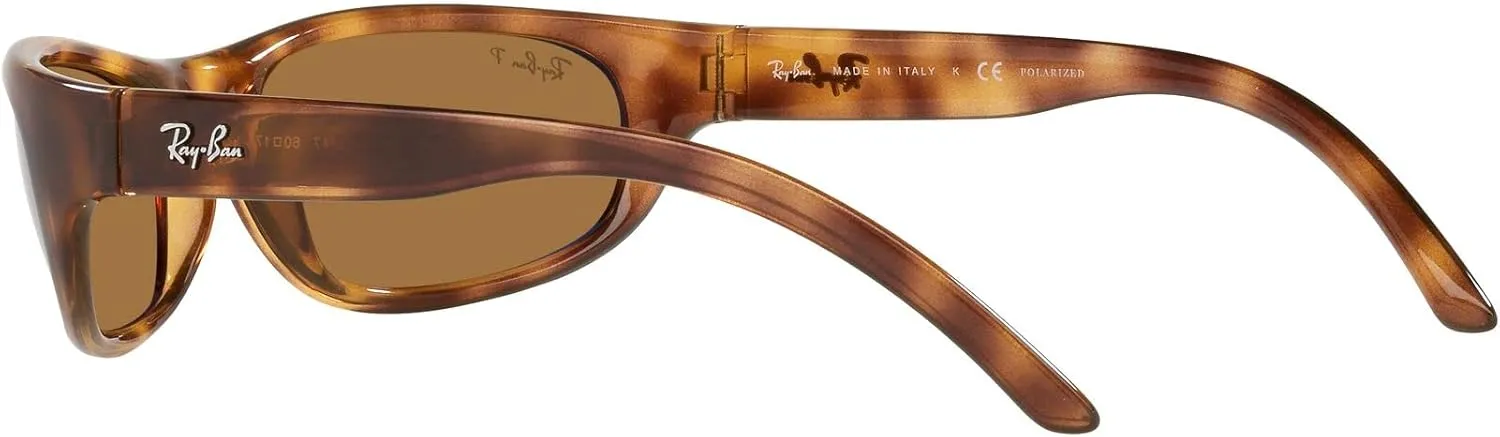 Ray-Ban Man Sunglasses Black Frame, Green Lenses, 60MM