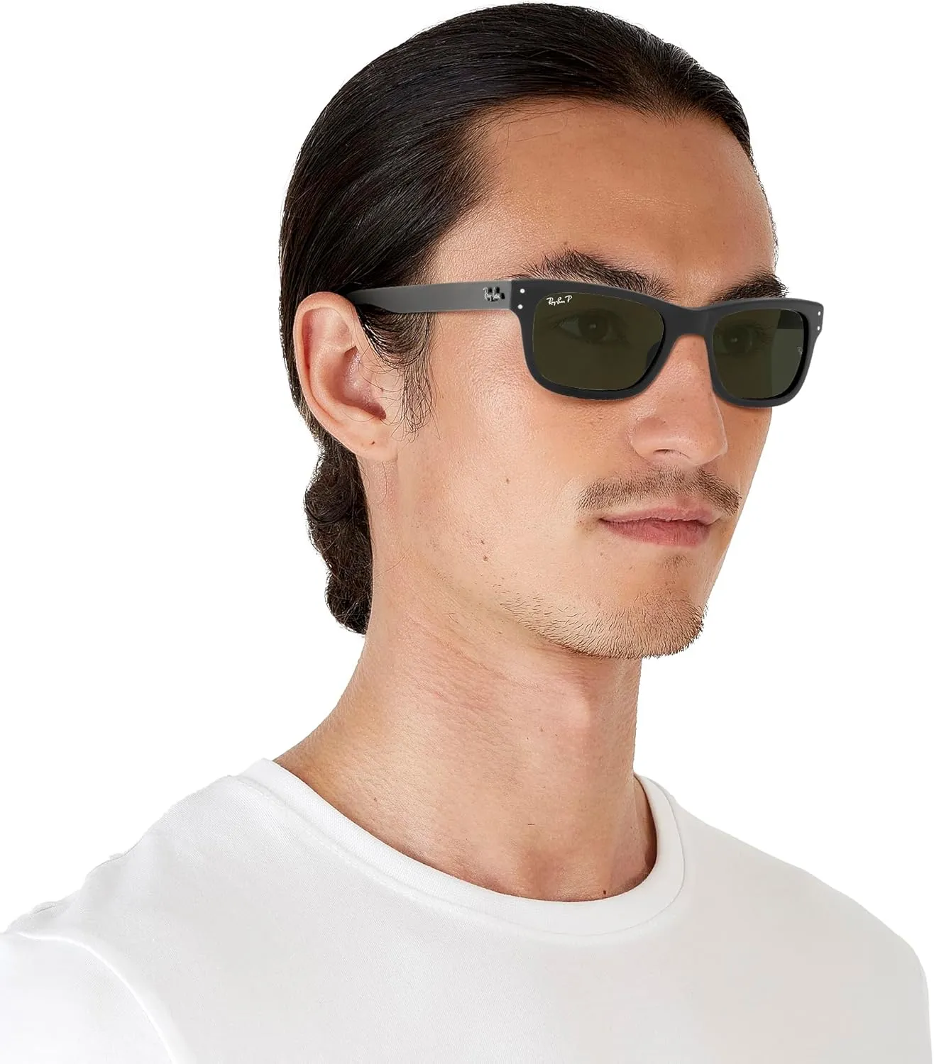 Ray-Ban Men's RB2283 Mr. Burbank Rectangular Sunglasses