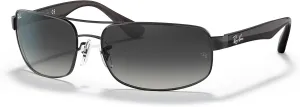 Ray-Ban Men's RB3445 Rectangular Sunglasses