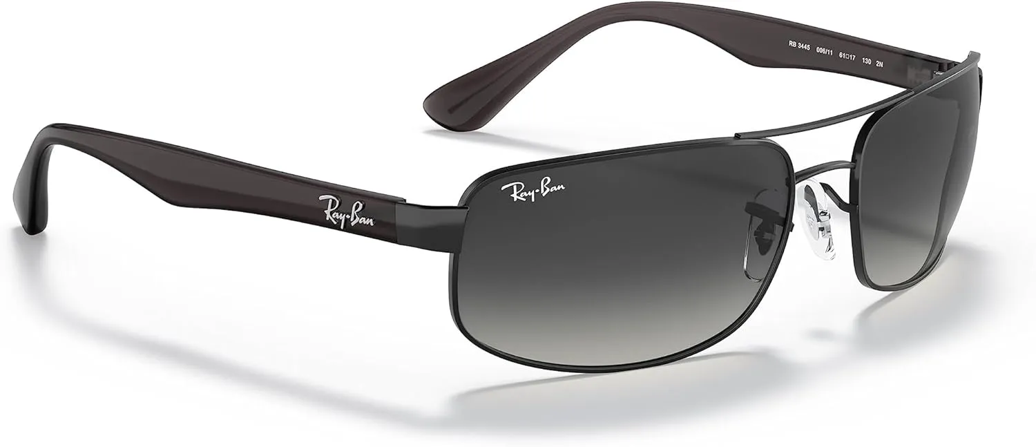 Ray-Ban Men's RB3445 Rectangular Sunglasses