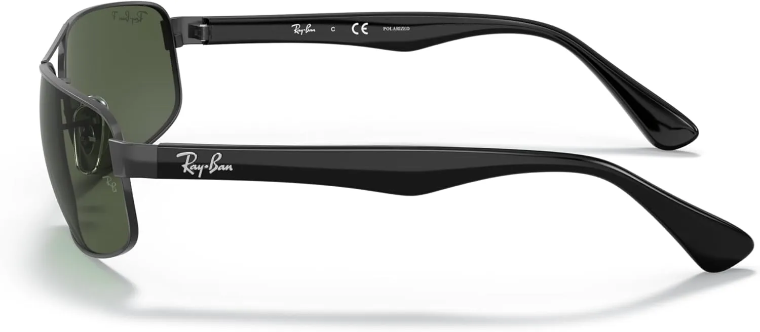 Ray-Ban Men's RB3445 Rectangular Sunglasses