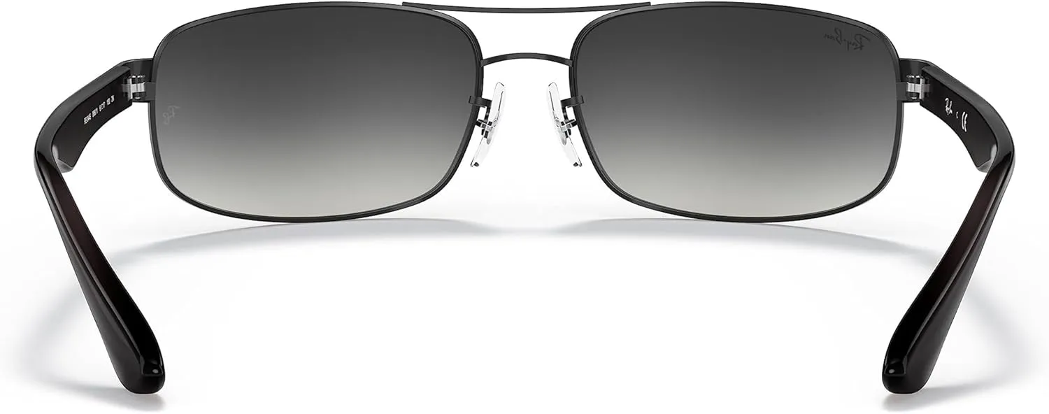 Ray-Ban Men's RB3445 Rectangular Sunglasses