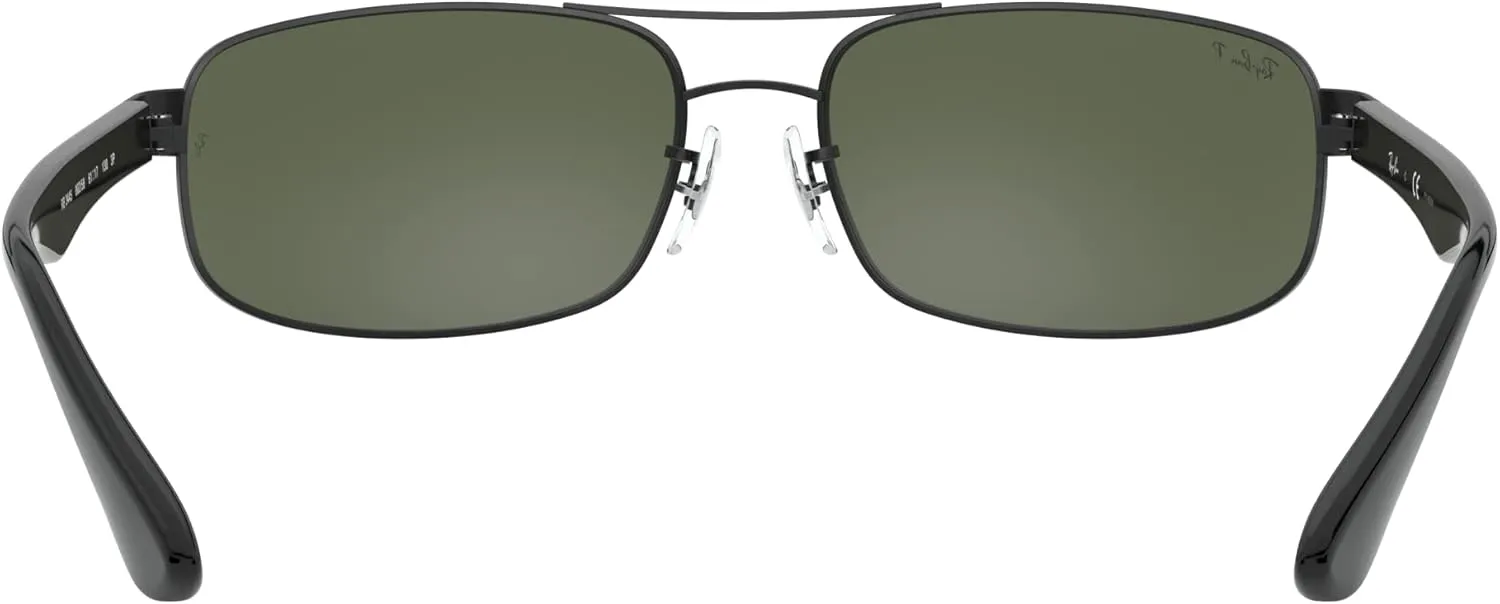Ray-Ban Men's RB3445 Rectangular Sunglasses
