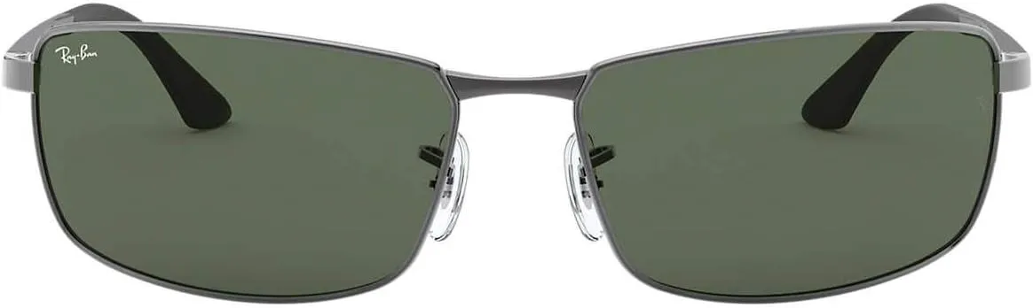 Ray-Ban Men's RB3498 Rectangular Sunglasses