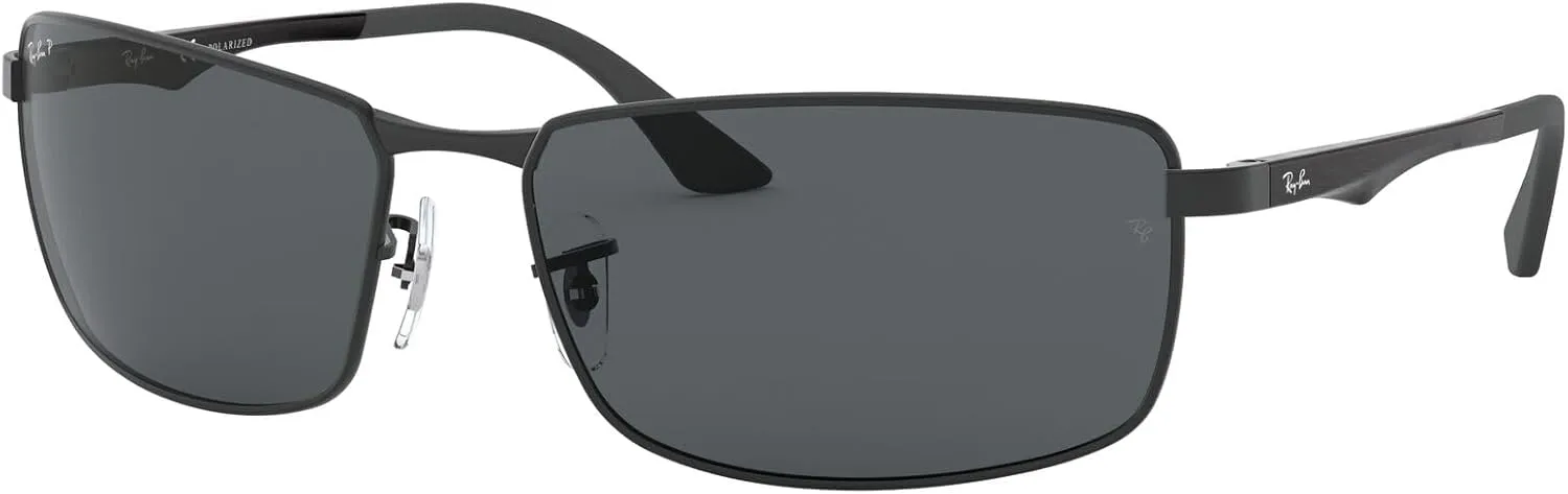 Ray-Ban Men's RB3498 Rectangular Sunglasses