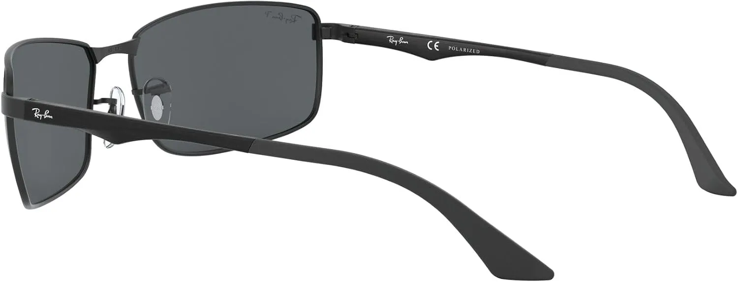 Ray-Ban Men's RB3498 Rectangular Sunglasses