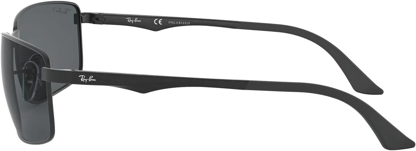 Ray-Ban Men's RB3498 Rectangular Sunglasses