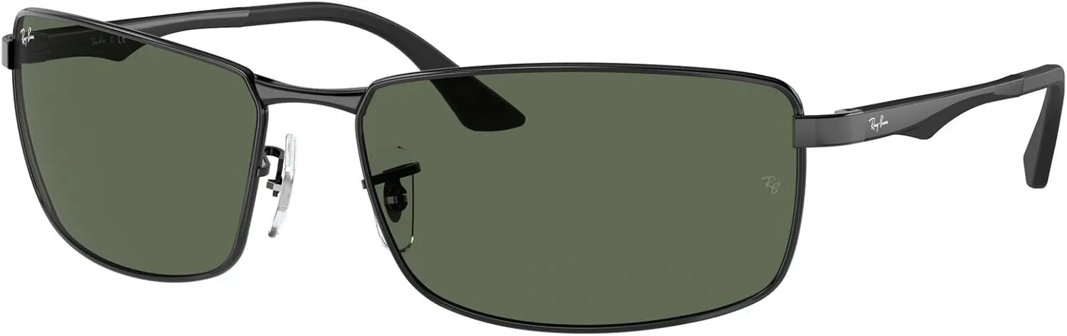 Ray-Ban Men's RB3498 Rectangular Sunglasses