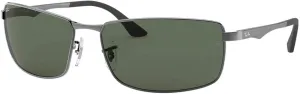Ray-Ban Men's RB3498 Rectangular Sunglasses