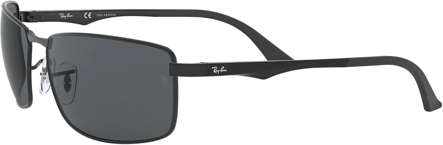 Ray-Ban Men's RB3498 Rectangular Sunglasses