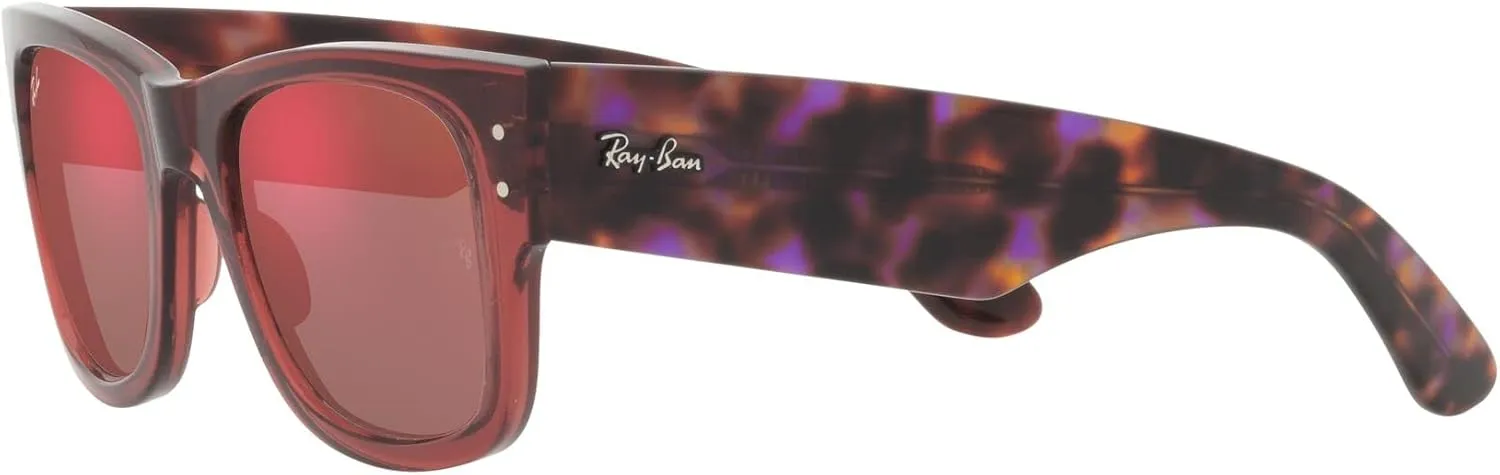 Ray-Ban RB0840SF Mega Wayfarer Low Bridge Fit Square Sunglasses