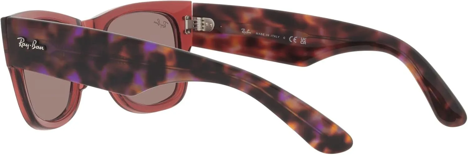 Ray-Ban RB0840SF Mega Wayfarer Low Bridge Fit Square Sunglasses