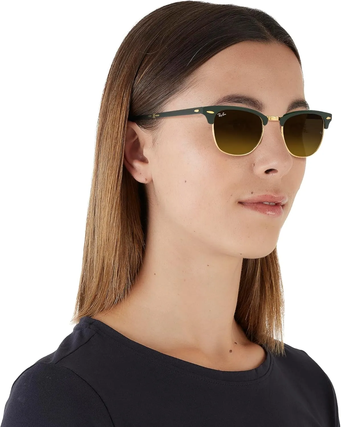 Ray-Ban RB2176 Clubmaster Folding Square Sunglasses